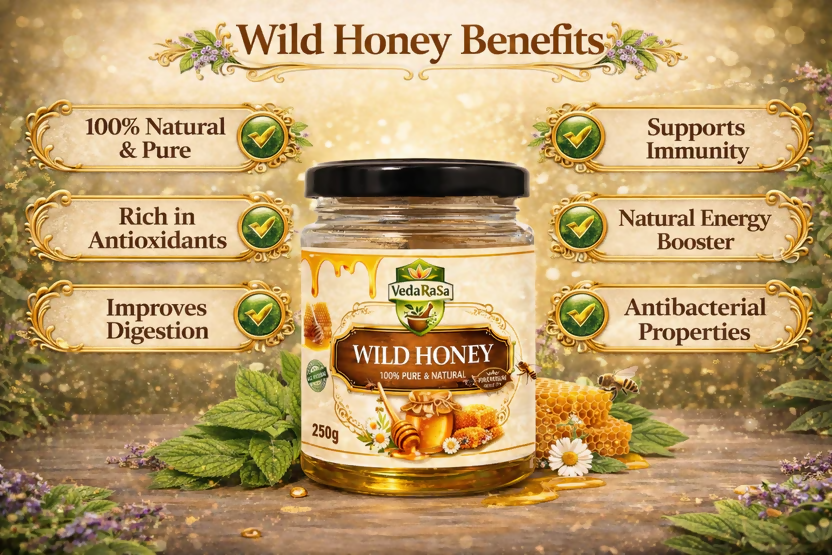 VedaRasa Wild Honey | Grocsy