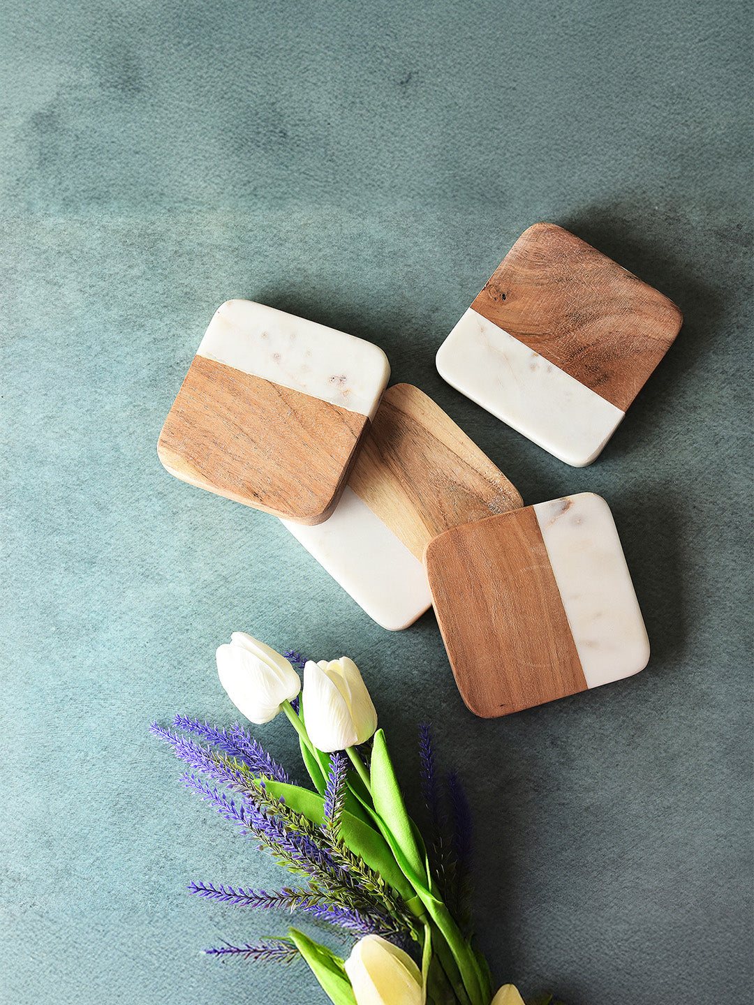 Simply Soho Terra Blend Coasters- Set of 4 | Grocsy