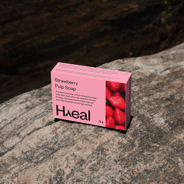 Haeal Strawberry Pulp Soap | Grocsy