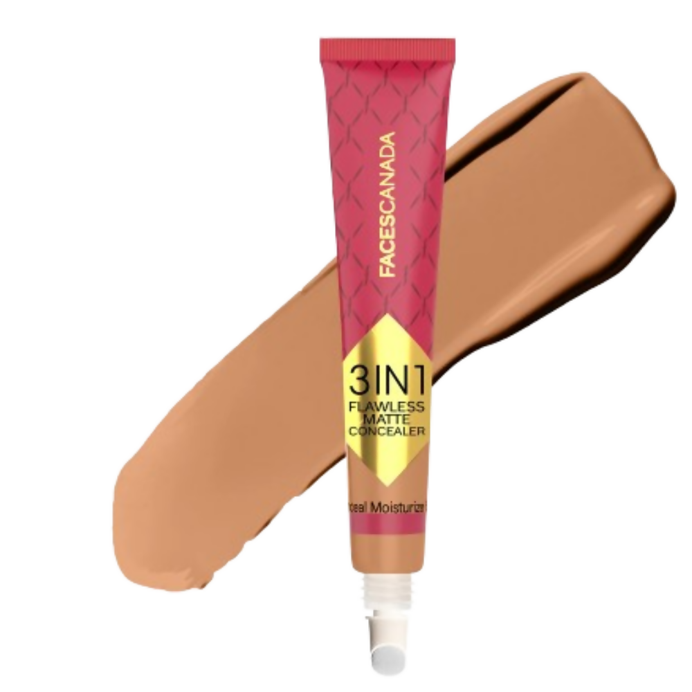 Faces Canada 3 in 1 Flawless Matte Concealer & Colour Correctors - Sand | Grocsy