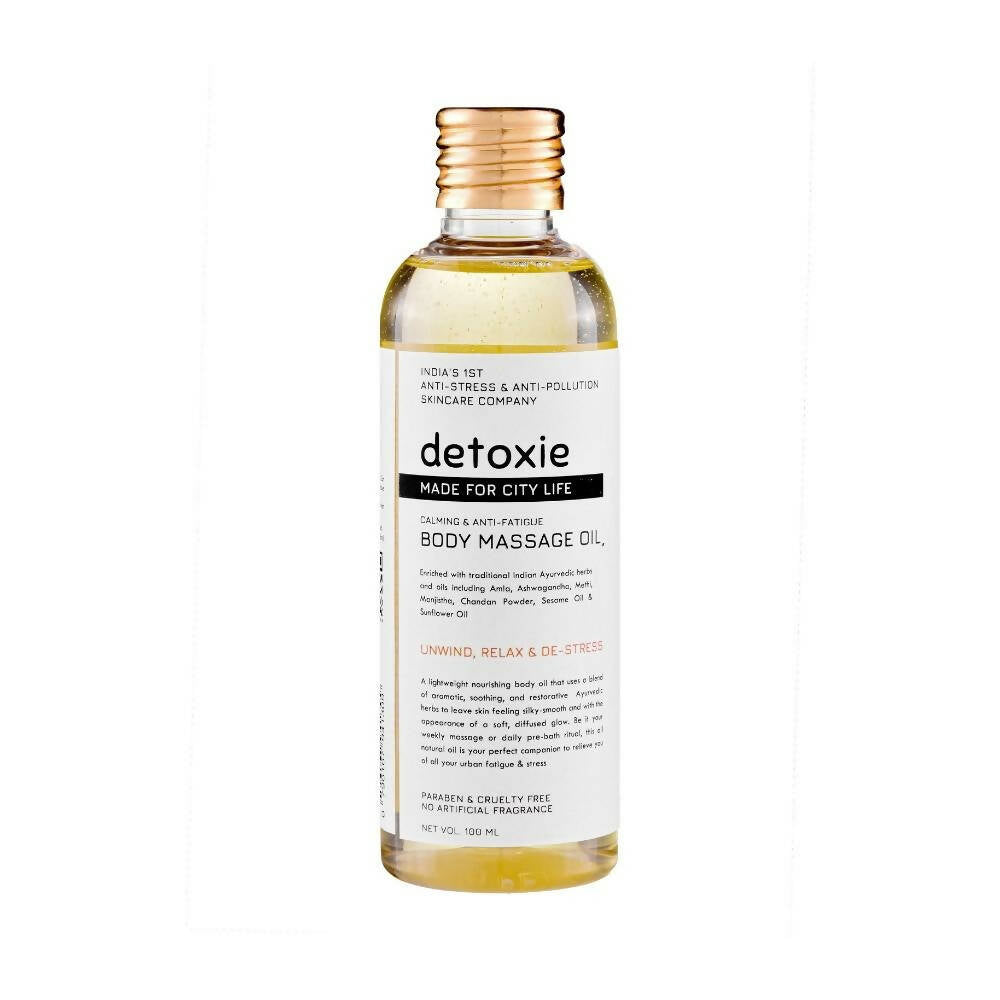 Detoxie Calming & Anti-Fatigue Body Massage Oil | Grocsy