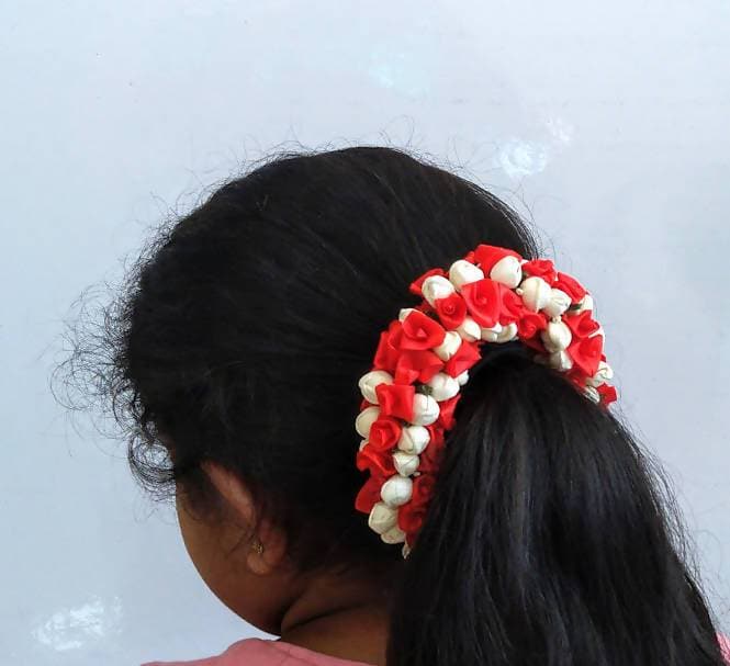 Orange Flower Mogra Gajra | Grocsy