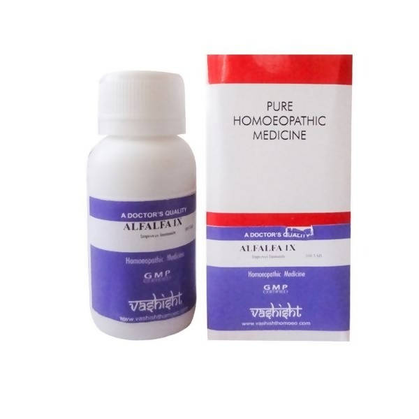 Vashisht Homeopathy Alfalfa Tablets | Grocsy
