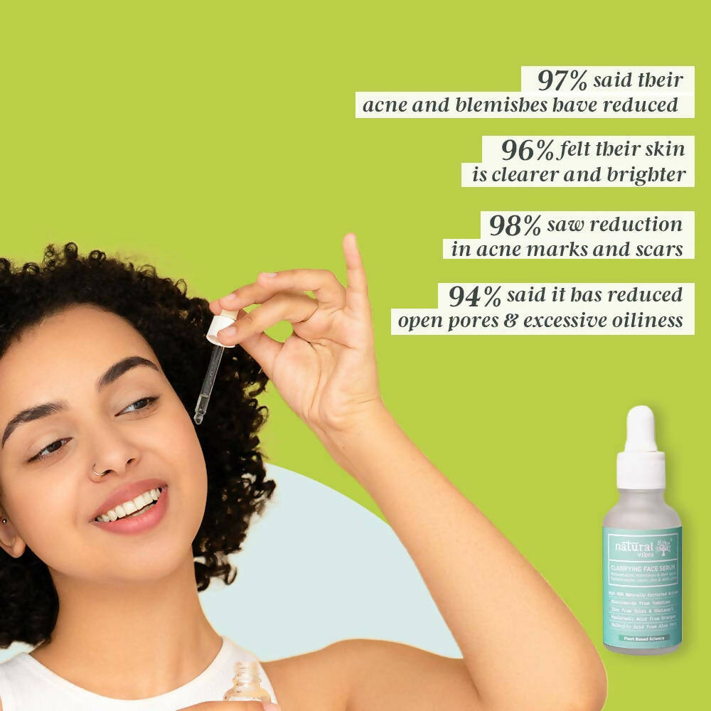 Natural Vibes Acne Clarifying Face Serum | Grocsy