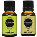Earth N Pure Lemongrass & Citronella Essential Oils | Grocsy