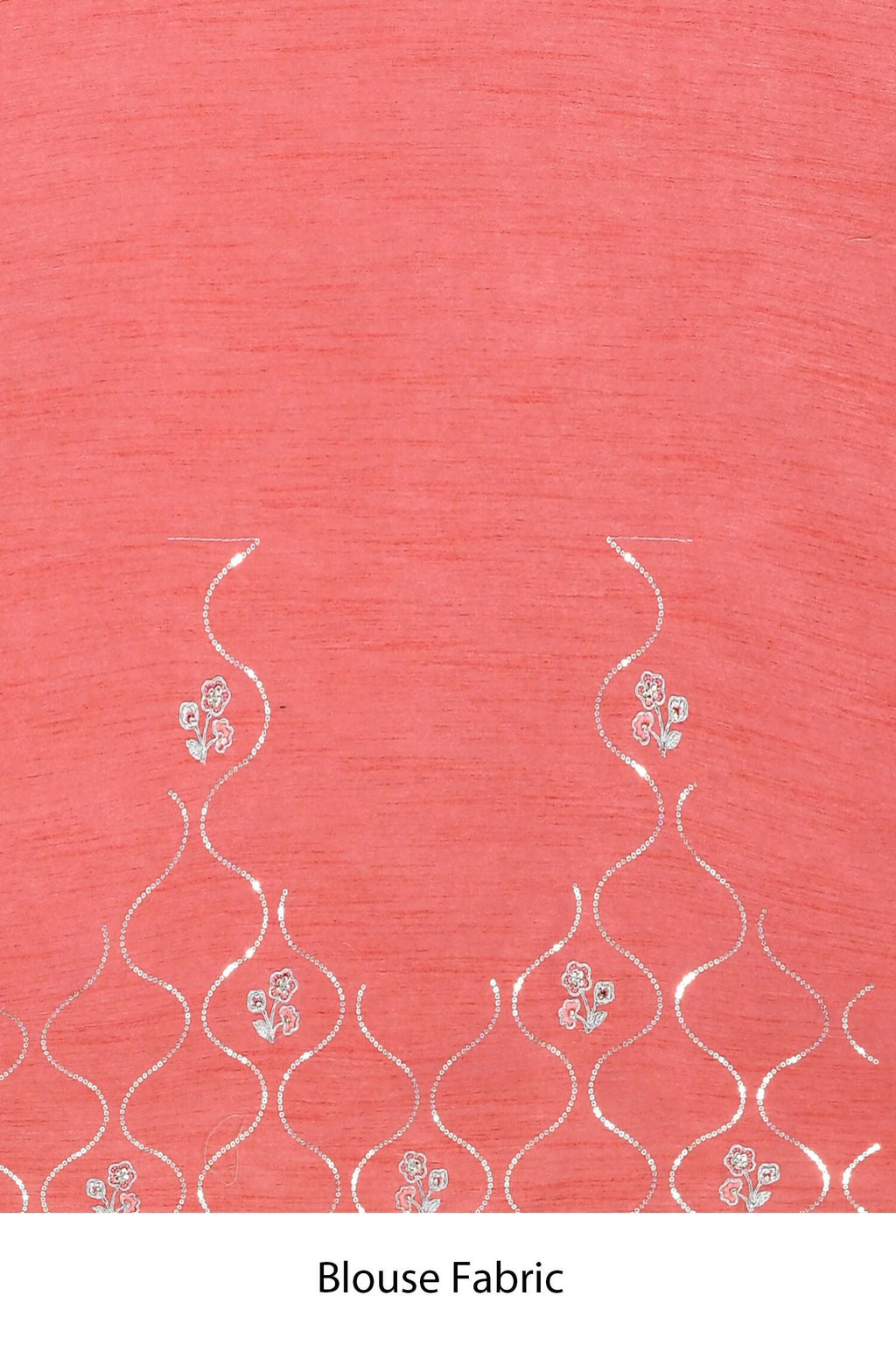 Pink Organza Satin Silk Sequence Embroidered with Stone work Saree - Nimaya Benzy | Grocsy
