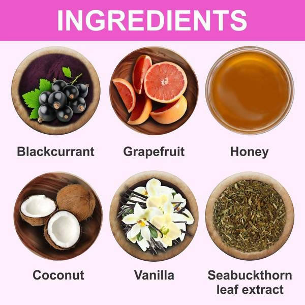 Bodyherbals Sensual Blackcurrant & Vanilla Sugar Body Scrub | Grocsy