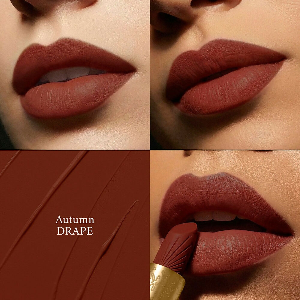Kay Beauty x Falguni Shane Peacock Luxe Matte Lipstick - Autumn Drape | Grocsy