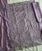 KC Lilac Vichitra Silk Palazzo Suit For Women Festival Wear | Grocsy