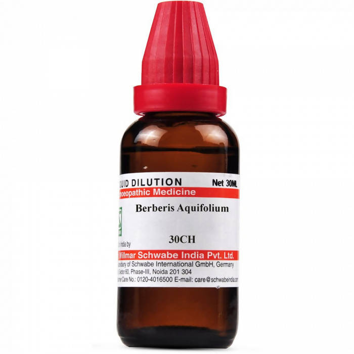 Dr. Willmar Schwabe India Berberis Aquifolium Dilution | Grocsy