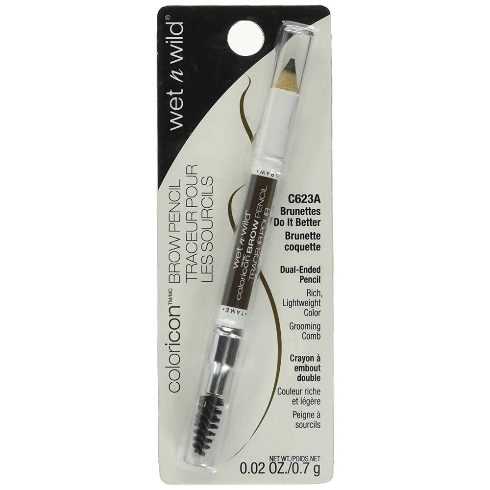 Wet n Wild Color Icon Brow Pencil - Brunettes Do It Better | Grocsy