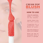 Love Earth Cream Pop Blush - Garnet | Grocsy