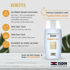 ISDIN Fotoprotector Fusion Water Sunscreen SPF 50 UVB/UVA | Grocsy