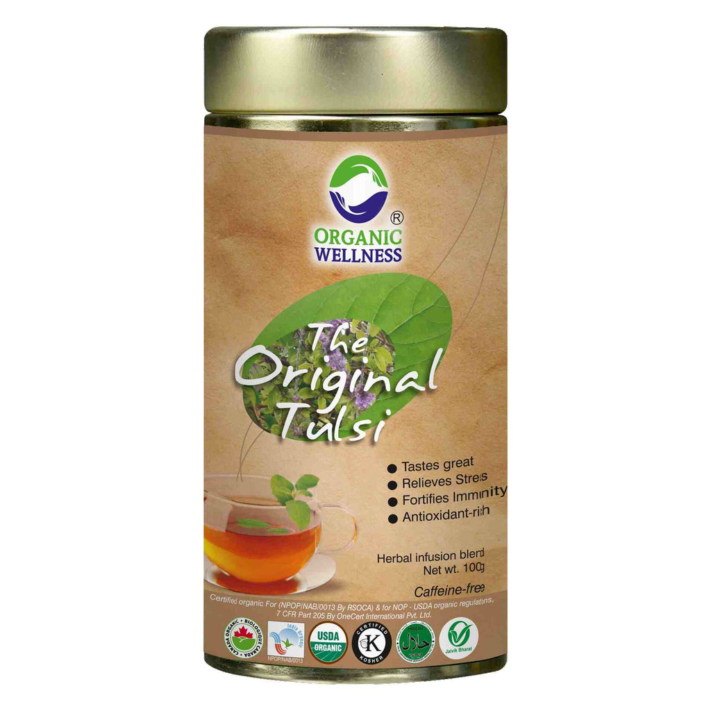 Organic Wellness The Original Tulsi Tea Tin Pack | Grocsy