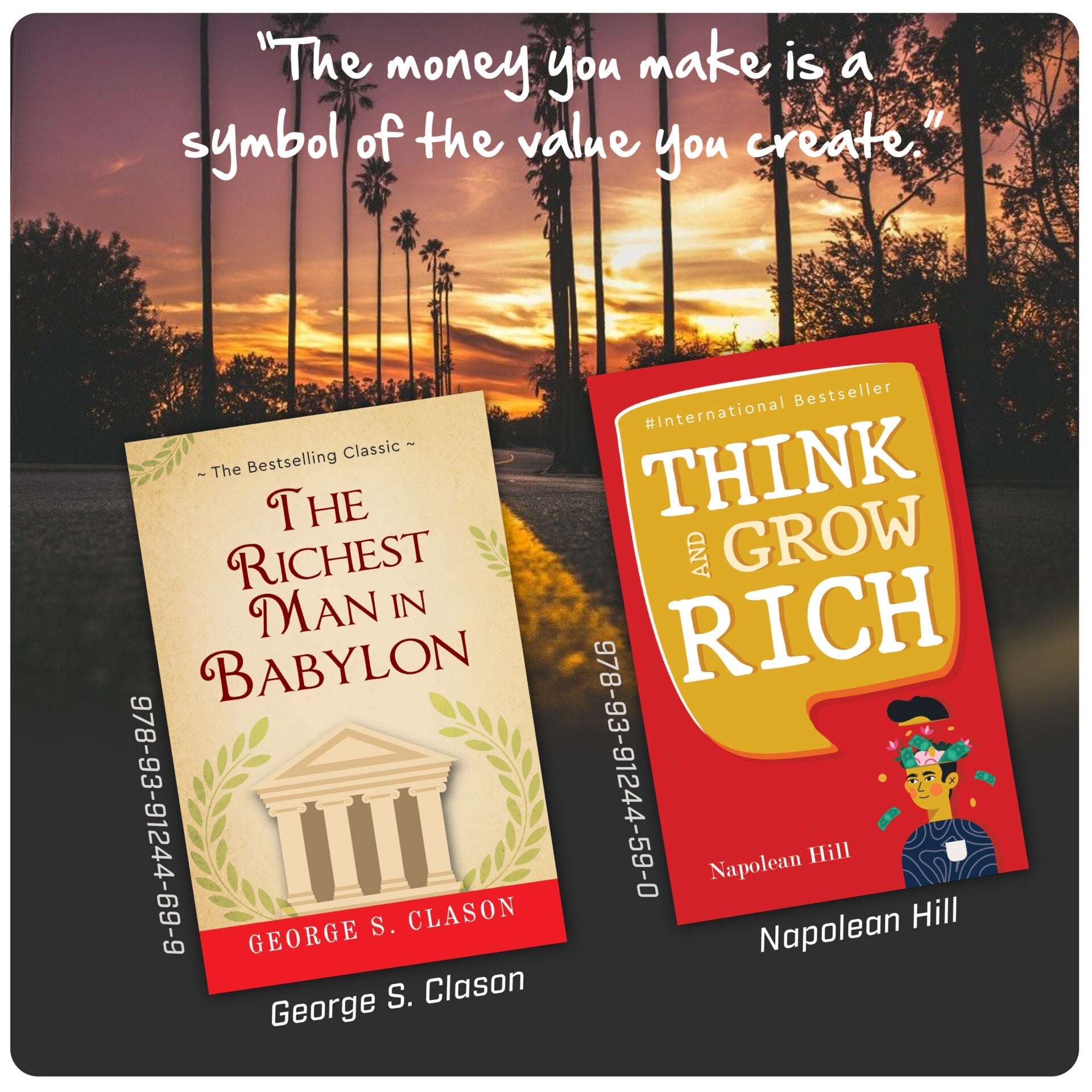 The Secrets of Success, Personality Growth & Wealth Books Set of 2 - The Richest Man In Babylon, Think And Grow Rich | Grocsy