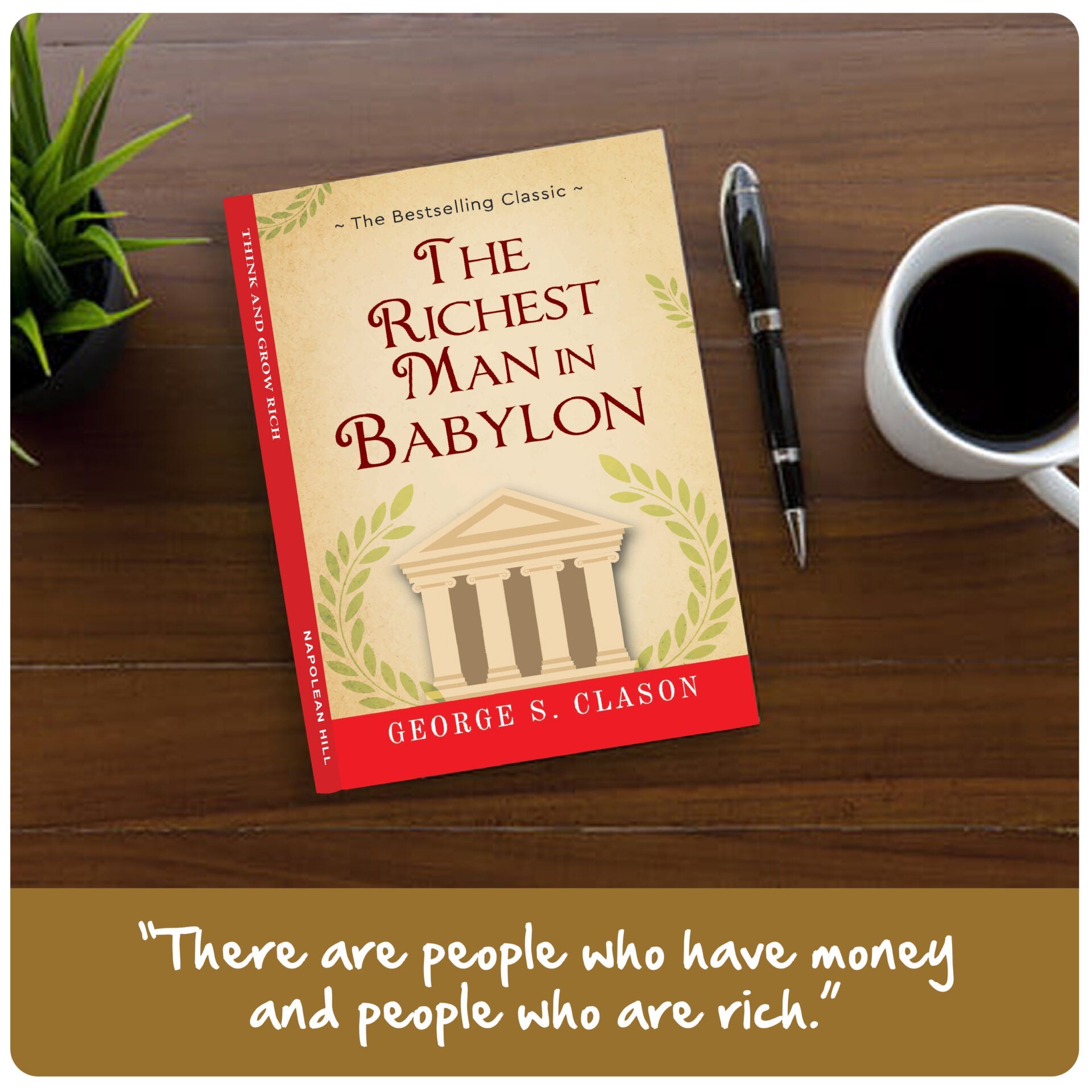 The Secrets of Success, Personality Growth & Wealth Books Set of 2 - The Richest Man In Babylon, Think And Grow Rich | Grocsy