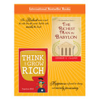 The Secrets of Success, Personality Growth & Wealth Books Set of 2 - The Richest Man In Babylon, Think And Grow Rich | Grocsy