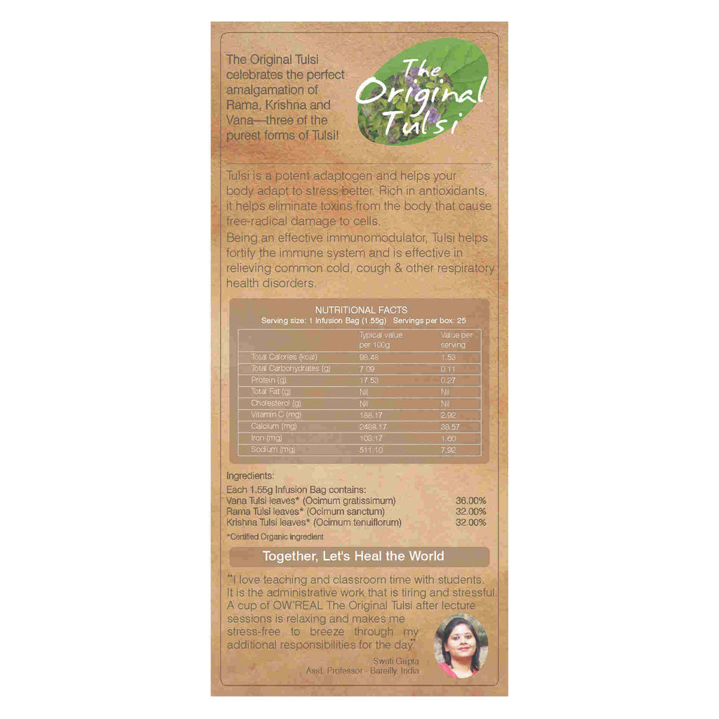 Organic Wellness The Original Tulsi Teabags | Grocsy
