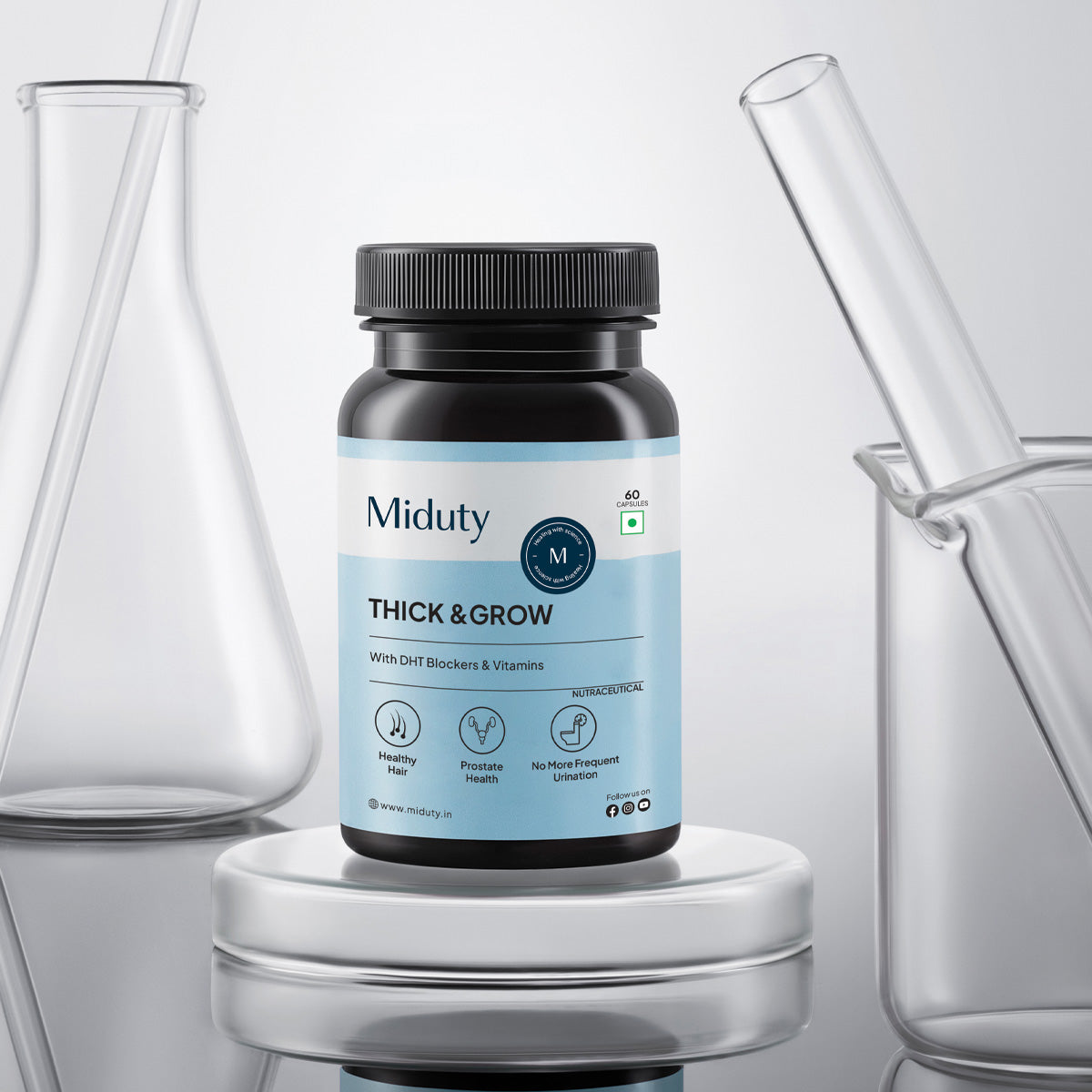 Miduty by Palak Notes Thick & Grow Capsules | Grocsy