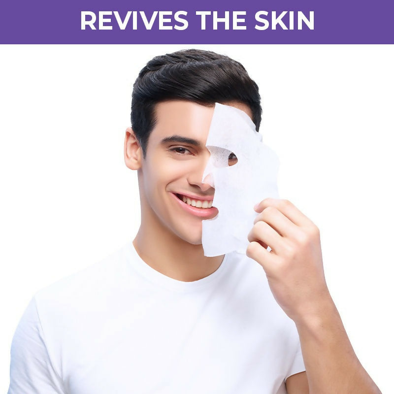 Nykaa Naturals Skin Secrets Exotic Indulgence Honey + Lavender Sheet Mask For Calm & Glowing Skin | Grocsy