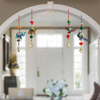 Decorative Thread Paper Mache Door Hanging Set, Multicolor | Grocsy