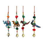 Decorative Thread Paper Mache Door Hanging Set, Multicolor | Grocsy