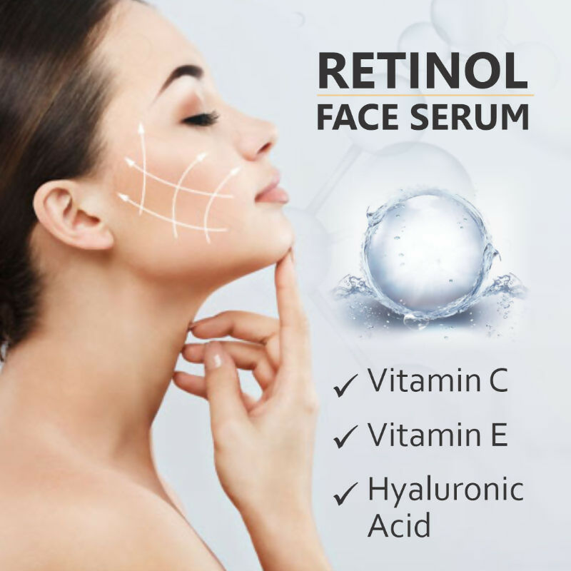 Skiura Nature Retinol 2 % With Vitamin E & Hyaluronic Face Serum | Grocsy