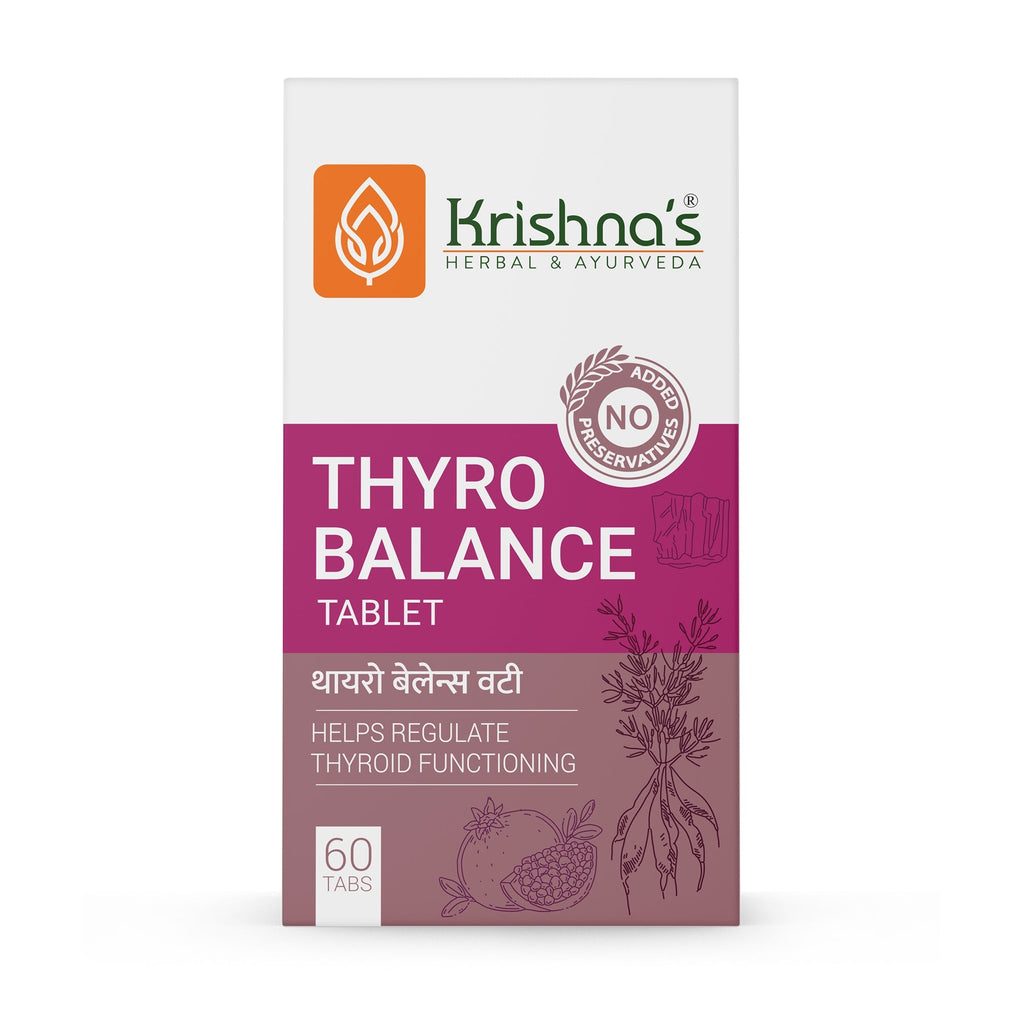Krishna'S Herbal & Ayurveda Thyro Balance Tablets | Grocsy