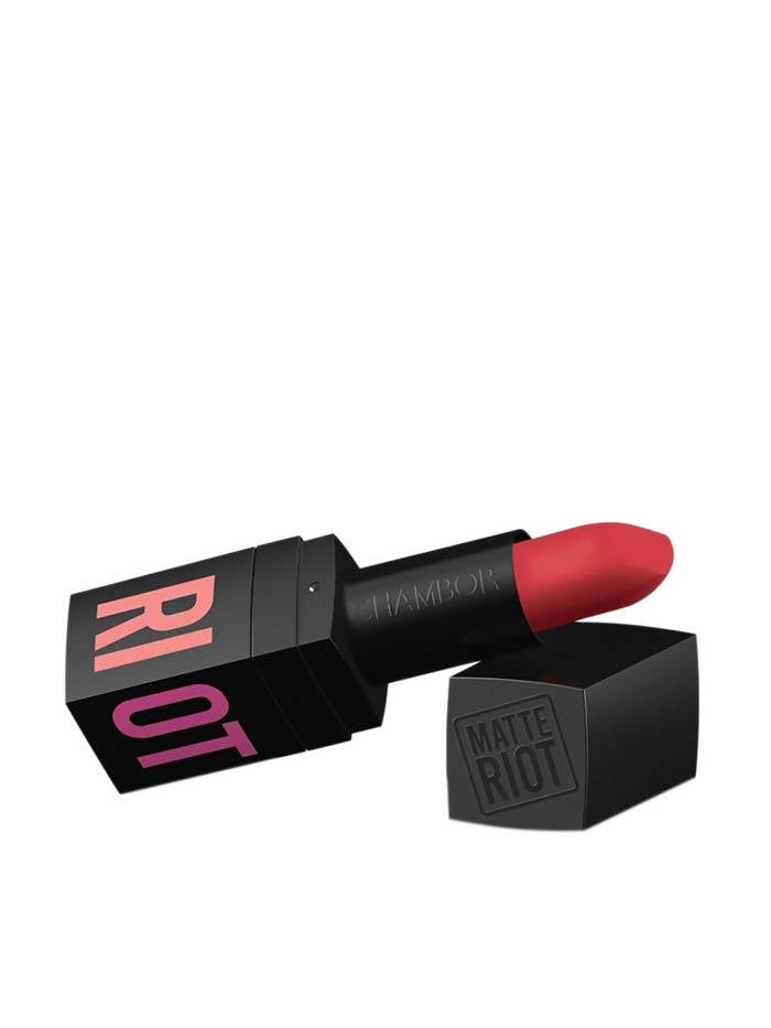 Chambor Red Matte Riot Rocket Rouge Lipstick 201 | Grocsy