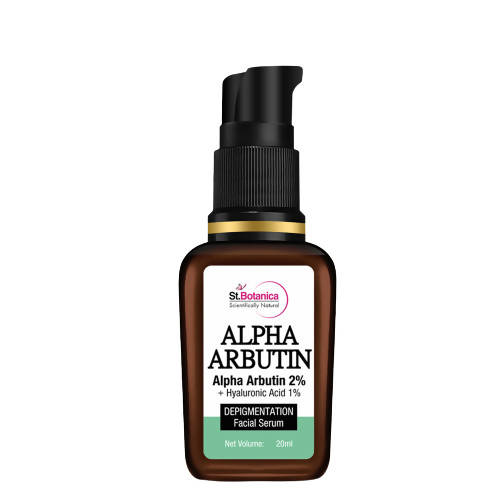St.Botanica Alpha Arbutin 2% + Hyaluronic Acid 1% Depigmentation Facial Serum | Grocsy