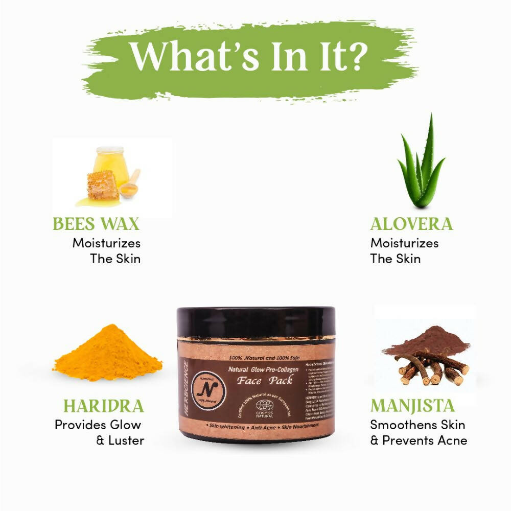 Herbcience Natural Glow Pro-Collagen Face Pack | Grocsy