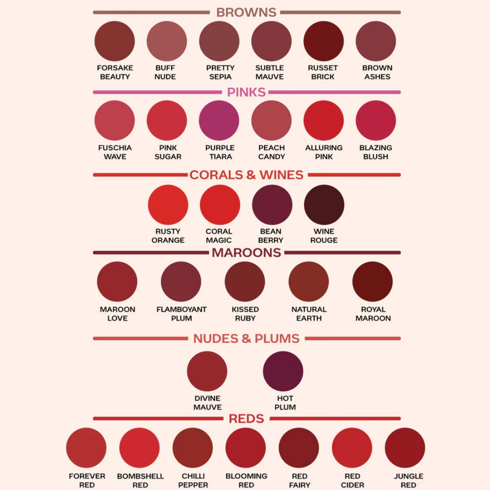 Faces Canada Weightless Matte Finish Lipstick - Bombshell Red 09 | Grocsy