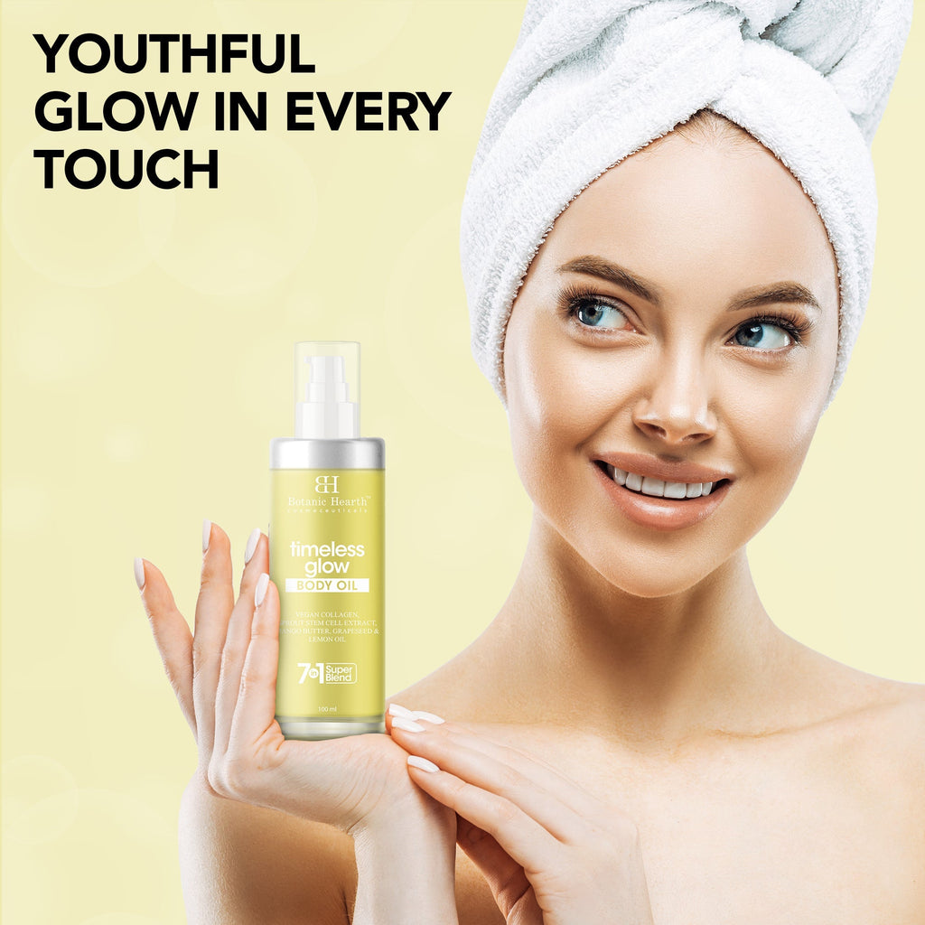 Botanic Hearth Timeless Glow Body Oil | Grocsy