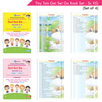 Tiny Tots Get Set Go Preschool Learning Senior KG Books Set of 4| Term wise Education Books| Ages 5-6 Years | Grocsy