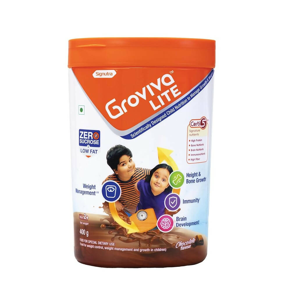 Groviva Lite Child Nutrition Powder to Manage Growth & Weight | Grocsy