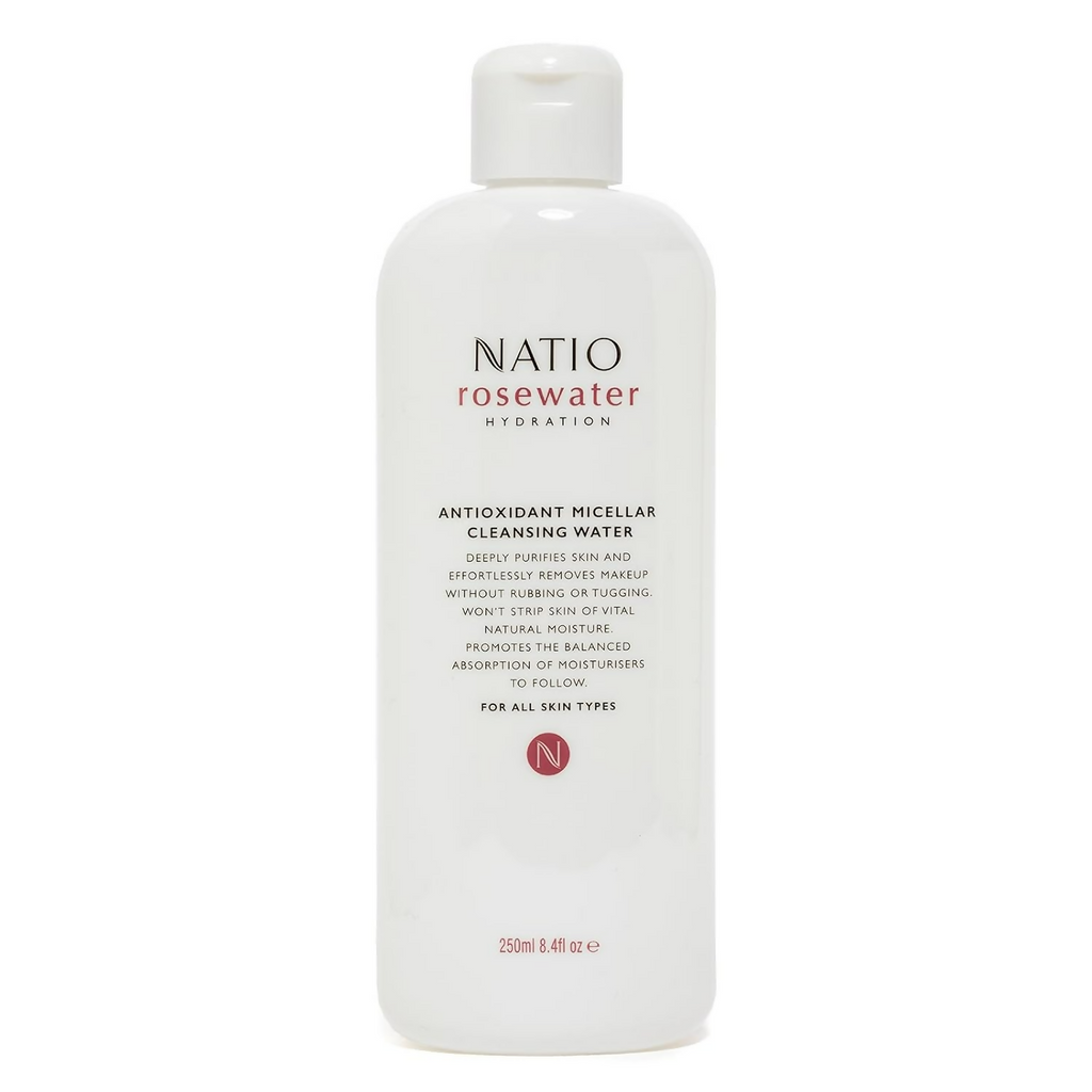 Natio Rosewater Micellar Cleansing Water | Grocsy
