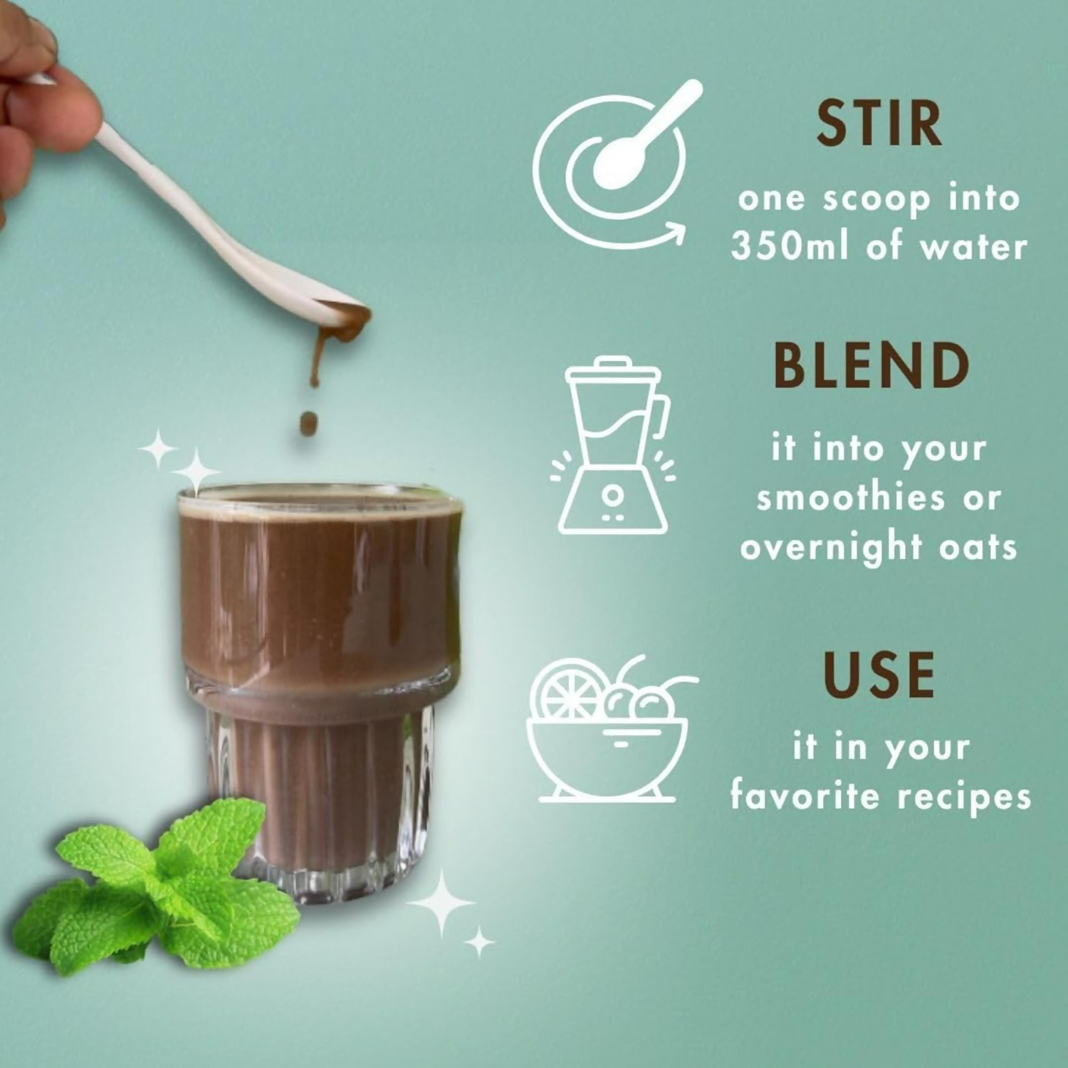 Cosmix No Nonsense Plant Protein - Mint Chocolat Cacao | Grocsy