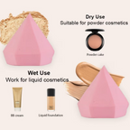 Bronson Professional Pink Diamond Beauty Blender Makeup Sponge | Grocsy