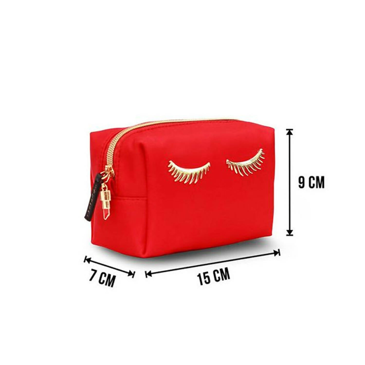 Colorbar Pouch Lips & Lashes (Small Pouch) - Crimson | Grocsy