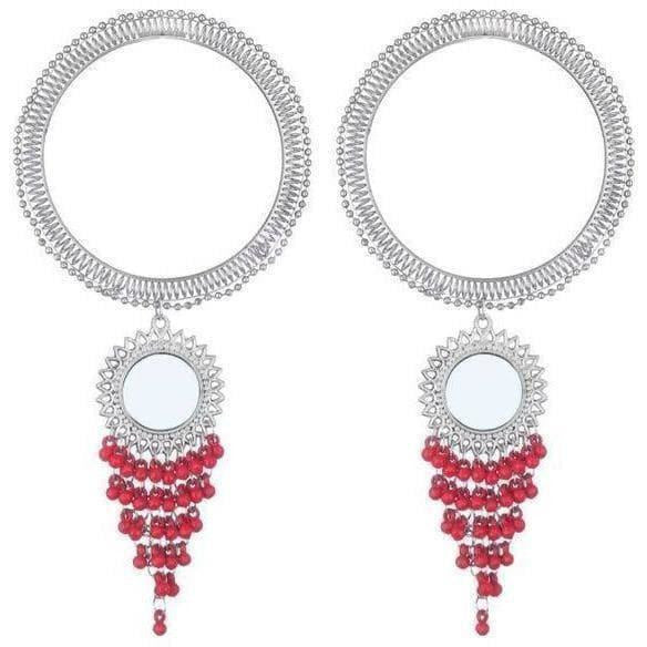 MS Fashion India Stylish And Trendy Pink Pearls Hanging Bangles | Grocsy