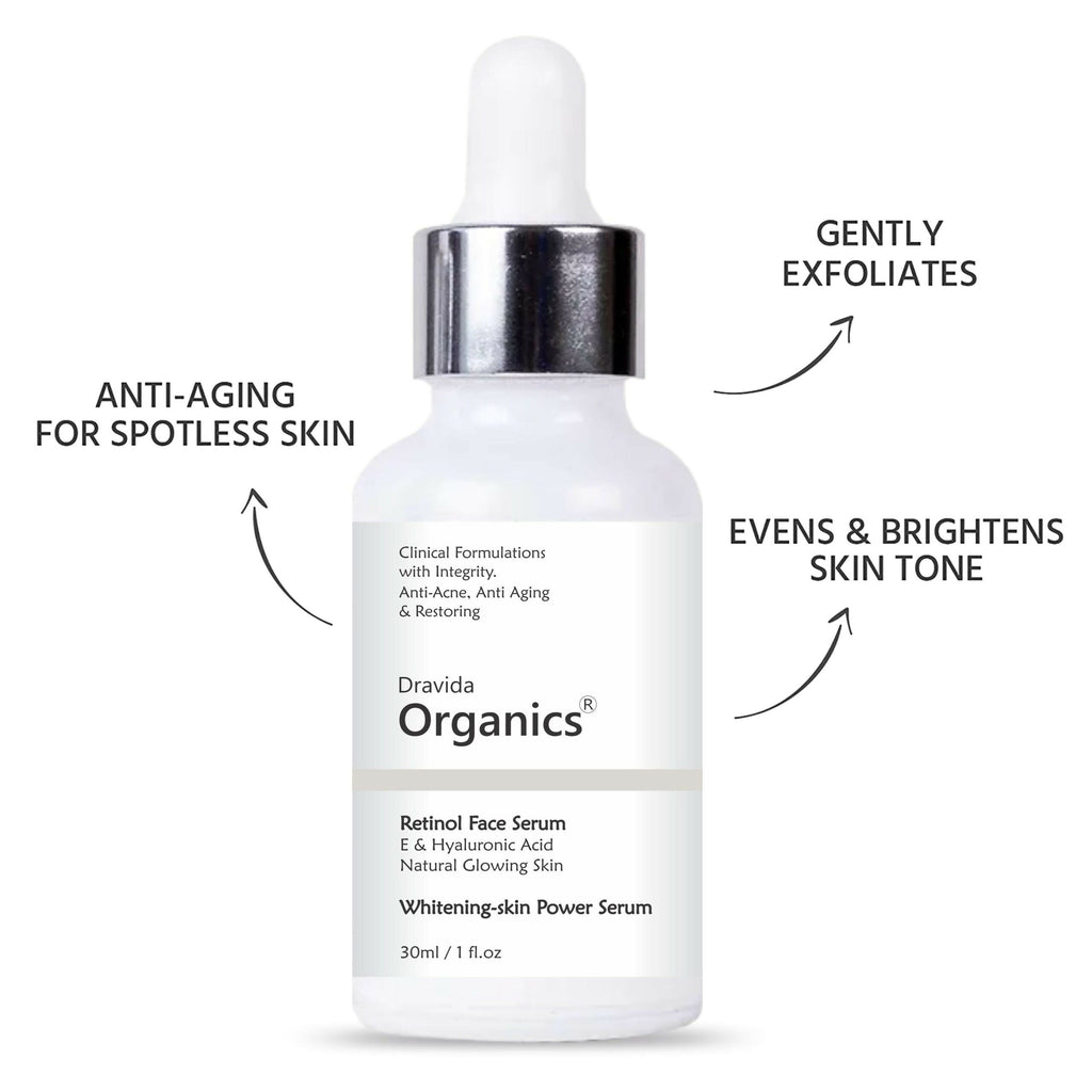 Dravida Organics Retinol Face Serum | Grocsy