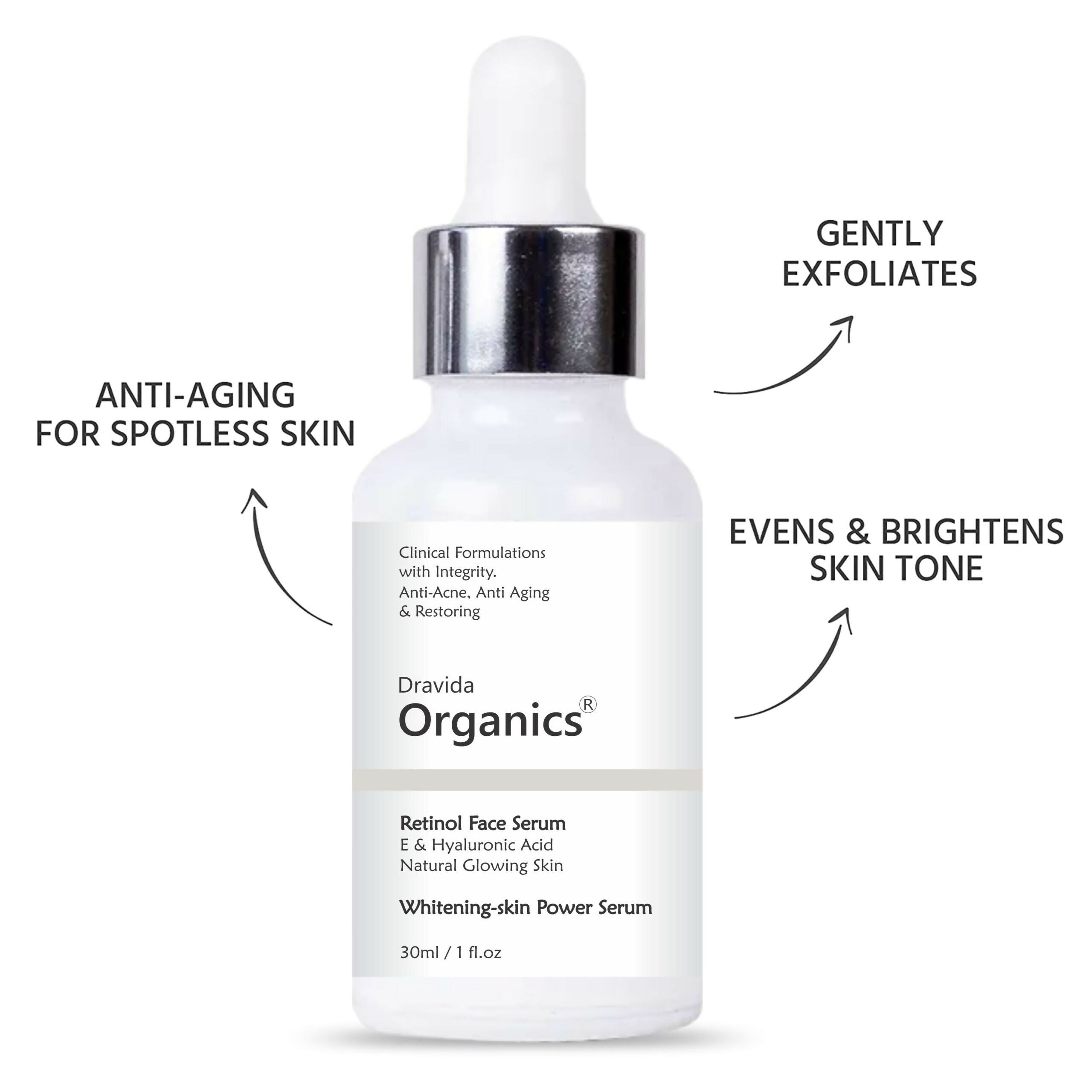 Dravida Organics Retinol Face Serum | Grocsy