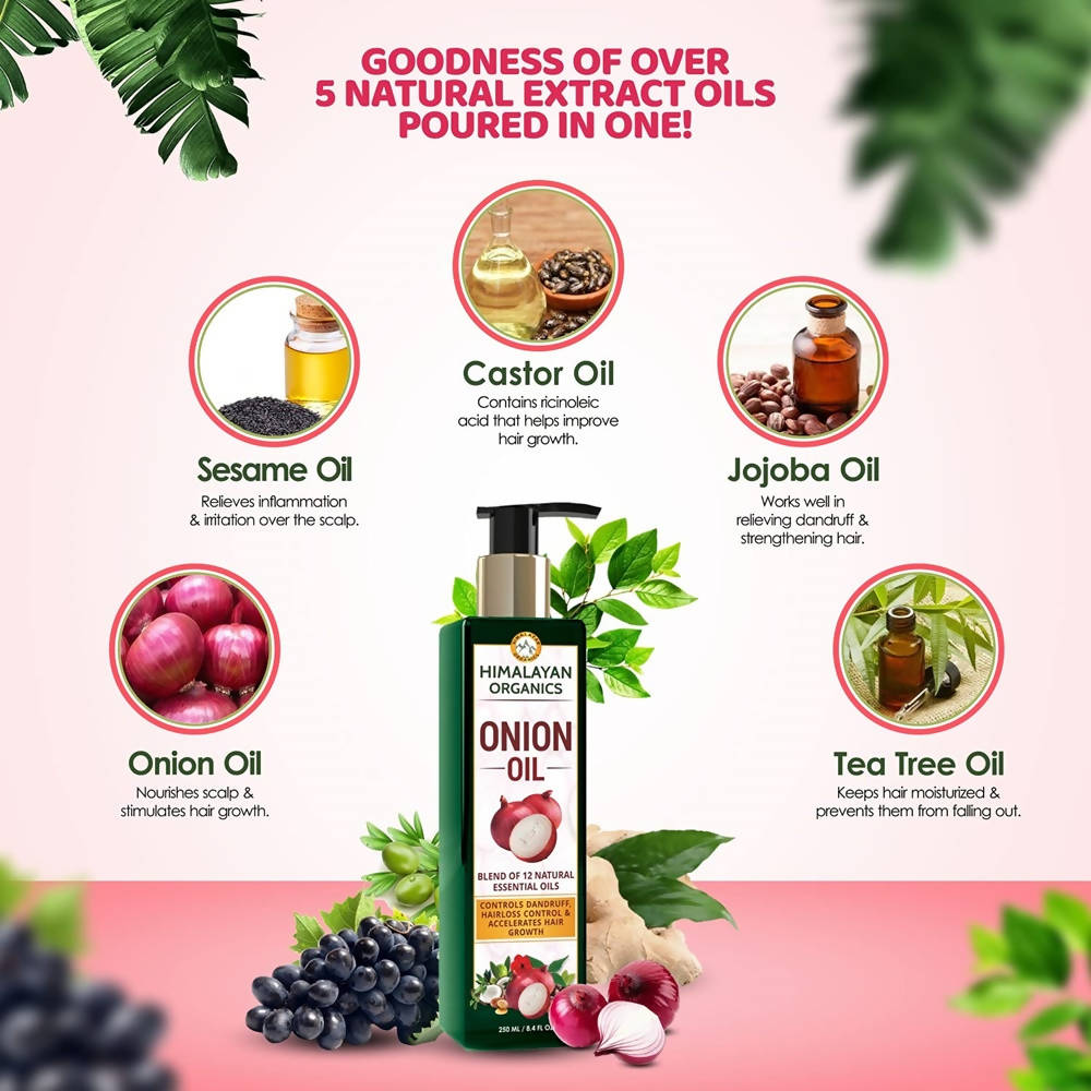 Himalayan Organics Onion Oil | Grocsy