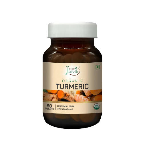 Just Jaivik Organic Turmeric Tablets | Grocsy