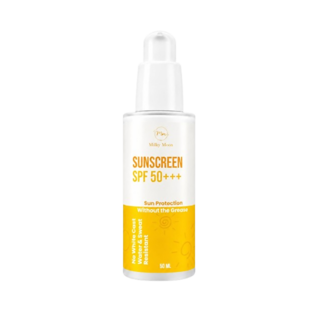 Milky Moon Sunscreen For Oily Skin Spf 50 Pa+++ Lightweight & Non-Greasy | Grocsy