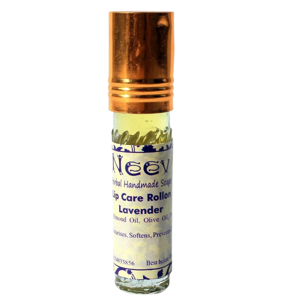 Neev Herbal Handmade Soaps Lipcare Rollon - Lavender | Grocsy