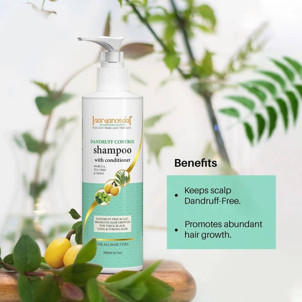 Aaryanveda Dandruff Control Shampoo With Conditioner | Grocsy