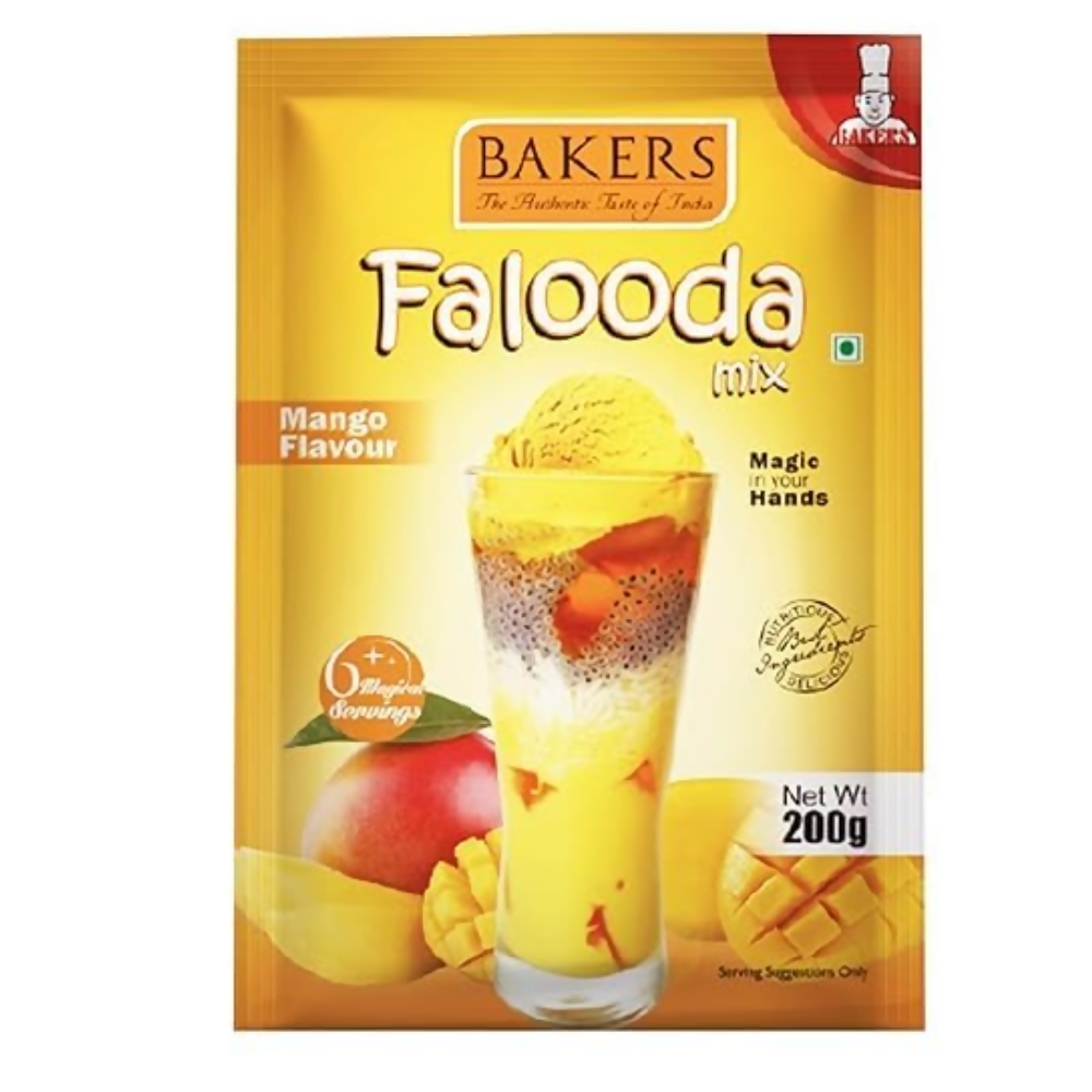 BAKERS Falooda Mix Powder - Chocolate,Vanilla and Mango | Grocsy