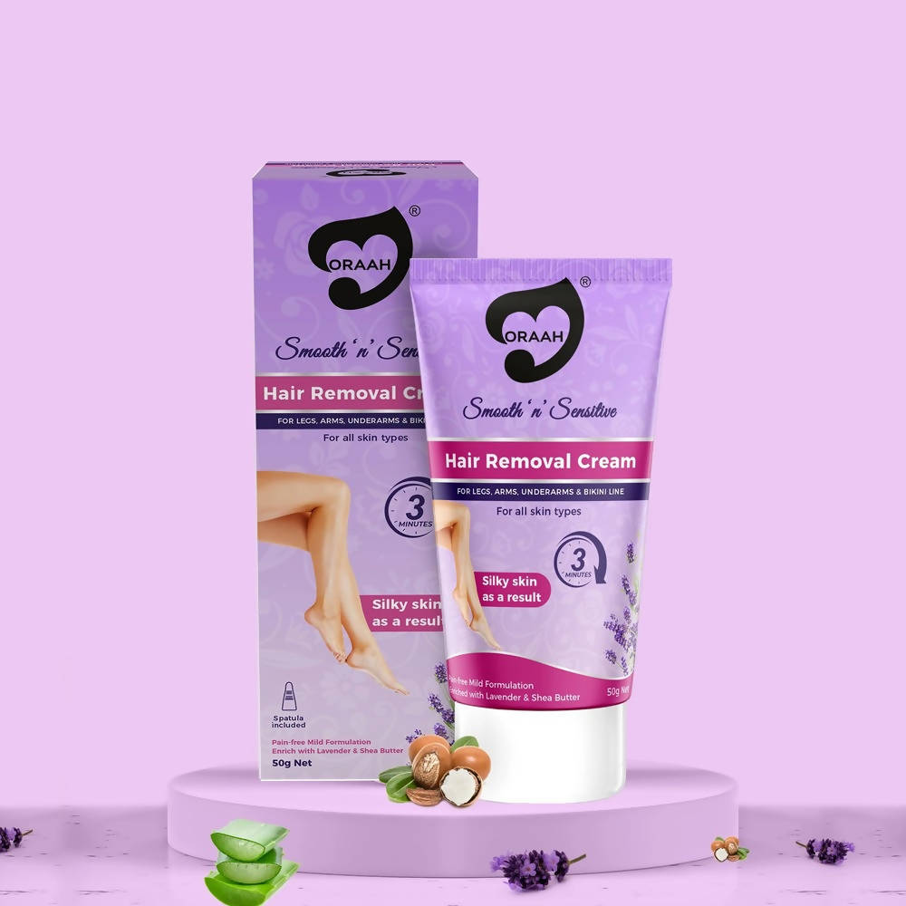 Oraah Smooth n Sensitive Hair Removal Cream | Grocsy