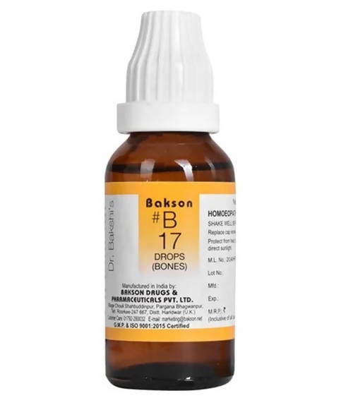 Bakson's Homeopathy B17 Drops | Grocsy